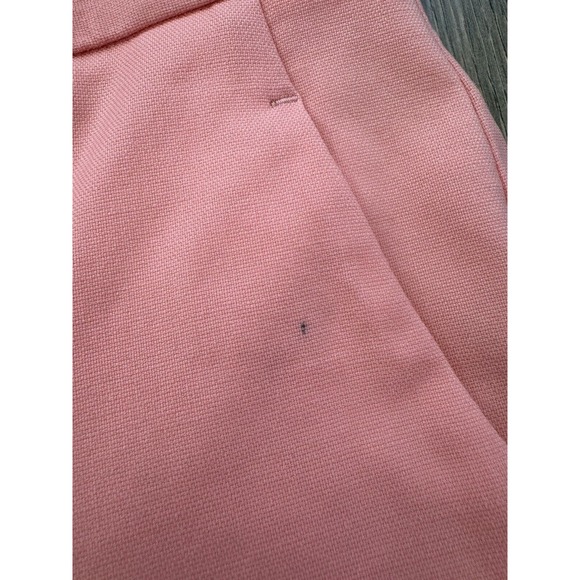 THEORY Sienna Pants Womens 6 Cropped wool-twill tapered Salmon Pink Read - Picture 6 of 11